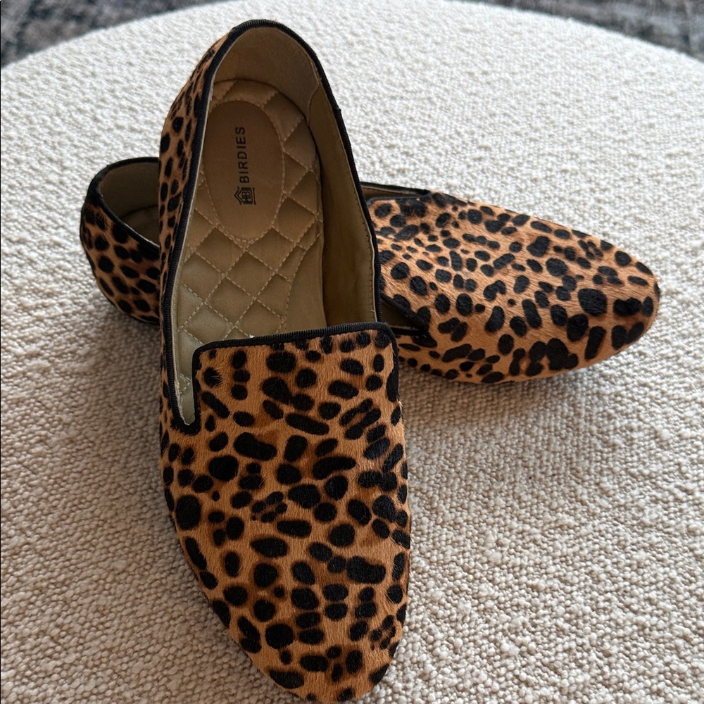 Birdies Men's Loafers in Leopard Pattern